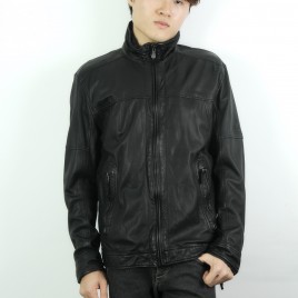 Leather Jacket in biker style
